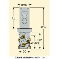 セコ・ツールズ・ジャパン フライス スクエア4 R217.94ー2025.3Sー029ー08.2A 1個（直送品）