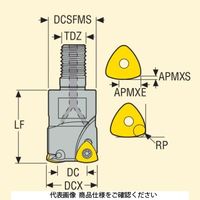 セコ・ツールズ・ジャパン フライス 金型用 R217.21ー1020.REーR100.2HA 1個（直送品）