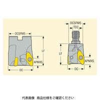 セコ・ツールズ・ジャパン フライス 金型用 R220.97ー0050ーV22.3A 1個（直送品）
