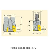 セコ・ツールズ・ジャパン フライス 金型用 R220.97ー0050ーX12.4A 1個（直送品）