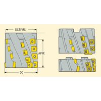 セコ・ツールズ・ジャパン フライスカッター R220.59ー00080.068ー12.6 1個（直送品）