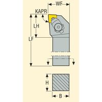 セコ・ツールズ・ジャパン 外径用ホルダー CCLNR3225P09 1個（直送品）