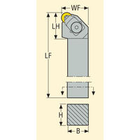 セコ・ツールズ・ジャパン 外径用ホルダー CRSNL4040R12 1個（直送品）