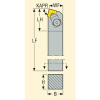 セコ・ツールズ・ジャパン 外径用ホルダー CSBNL2525M09 1個（直送品）