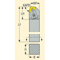 セコ・ツールズ・ジャパン 外径用ホルダー DCBNL4040R19ーM 1個（直送品）