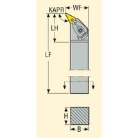 セコ・ツールズ・ジャパン 外径用ホルダー DVPNL3232P16 1個（直送品）