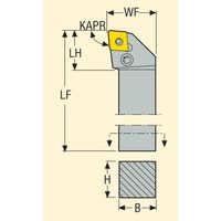 セコ・ツールズ・ジャパン 外径用ホルダー PCLNR4040S25 1個（直送品）