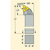 セコ・ツールズ・ジャパン 外径用ホルダー PTGNL4040T27 1個（直送品）