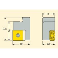 セコ・ツールズ・ジャパン 外径用ホルダー R175.32ー3223ー19 1個（直送品）
