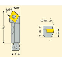 セコ・ツールズ・ジャパン 外径用ホルダー SCTCR08CAー06 1個（直送品）