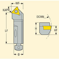 セコ・ツールズ・ジャパン 外径用ホルダー STSCR10CAー11 1個（直送品）