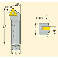 セコ・ツールズ・ジャパン 外径用ホルダー STTCR12CAー16 1個（直送品）