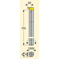 セコ・ツールズ・ジャパン 溝入れ用ホルダー E08HーSGXN11 1個（直送品）