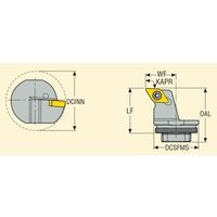 セコ・ツールズ・ジャパン 旋削 MDT用チップ GL32ーSDUCLー22032ー11 1個（直送品）