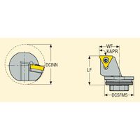 セコ・ツールズ・ジャパン 旋削 MDT用チップ GL32ーSTFCLー22032ー16 1個（直送品）