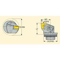 セコ・ツールズ・ジャパン 旋削 MDT用チップ GL50ーDCLNRー32032ー12 1個（直送品）