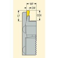 セコ・ツールズ・ジャパン 旋削 MDT用ホルダー V21ーCIL1304R060042 1個（直送品）