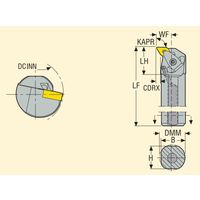 セコ・ツールズ・ジャパン 内径用ホルダー A25RーDDUNL11ーC 1個（直送品）