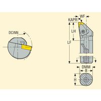 セコ・ツールズ・ジャパン 内径用ホルダー A32SーDWLNL06ーC 1個（直送品）