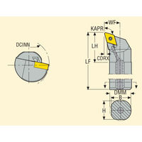 セコ・ツールズ・ジャパン 内径用ホルダー A32SーPDQNL11 1個（直送品）