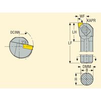 セコ・ツールズ・ジャパン 内径用ホルダー S25RーCCLNR09 1個（直送品）