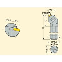 セコ・ツールズ・ジャパン 内径用ホルダー S25RーCTUNL11 1個（直送品）