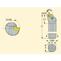 セコ・ツールズ・ジャパン 内径用ホルダー S32TーMSKNR12 1個（直送品）