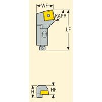 セコ・ツールズ・ジャパン 内径用ホルダー SSRCL16CAー15 1個（直送品）