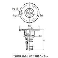 未来工業 座付アダプター メッキタイプ SZMC-13A-15T 1個（直送品）