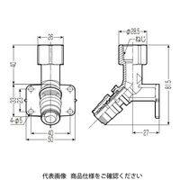 未来工業 座付胴長曲がり45° SSZLR-13A15T 1個（直送品）
