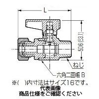 未来工業 バルブ付アダプター（逆止弁無し） Kタイプ継手 おねじ KOV-13A-15 1個（直送品）