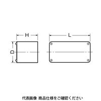 未来工業 ユニバーサルボックス PVU-201010 1個（直送品）