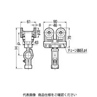 未来工業 C形鋼内走行用 CK-96 1個（直送品）