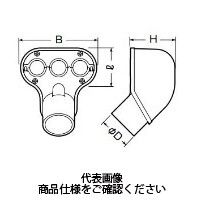 未来工業 エントランスキャップ（セパレート） MEC-54MJ 1個（直送品）