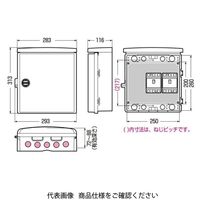 未来工業 情報ウオルボックス 鍵付 WBJ-12DKM 1個（直送品）