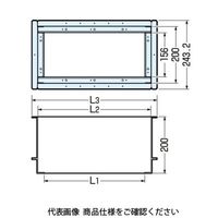 未来工業 床用鋼製スリーブ MTKB-BS11020 1個（直送品）