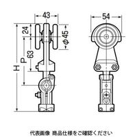 未来工業 ハンガーレール用(ダイケン4号用) CK-53D4 1個（直送品）