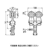 未来工業 ハンガーレール用（ダイケン3号用） CK-54WD3 1個（直送品）