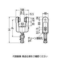 未来工業 C形鋼用（シングルローラー） CK-81AZZ 1個（直送品）