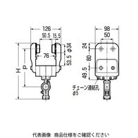 未来工業 C形鋼用（ダブルローラー） CK-81BWMZZ 1個（直送品）