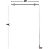 KMA マグPOP8型 メッキ W400×H620 K-PT1028E-20 1セット（20本入）（直送品）