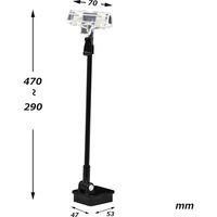 KMA マグPOPクリップ H200 黒 A5ケース付き K-PT1051-10 1セット（10本入）（直送品）