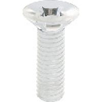 鍋屋バイテック 樹脂ねじ（十字穴付き皿小ねじ） SPC-M8-30-F　1袋(20本入)（直送品）