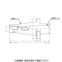 田倉工具製作所 バーチカルスリーブ MT6 X NT50U 1個（直送品）