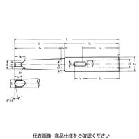 田倉工具製作所 ドリルソケット 焼入研磨 MT2 X MT1 1個（直送品）