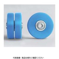 低床重荷重用双輪キャスタ自在旋回ストッパー付 HJTBー75 U/MC HJTB-75U/MC 1セット(4個)（直送品）