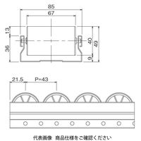 TMEHジャパン TMEH プラコン85 GP8543B-4 1本（直送品）