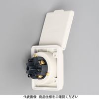 アメリカン電機 引掛形防水フランジインレット 3315NWーL5 1個（直送品）