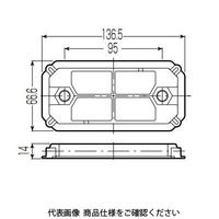 未来工業 傾き防止プレート GS4-KBP 1セット（20個）（直送品）