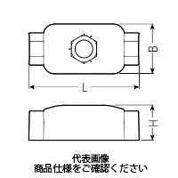 未来工業 給水栓用チーズボックス（VP・HTVP用） RMTB-20M-13P 1セット（5個）（直送品）